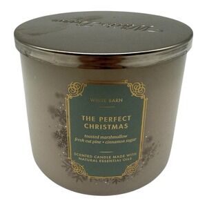 White Barn The Perfect Christmas 3-Wick Scented Candle 14.5 Oz W/ Essential Oils